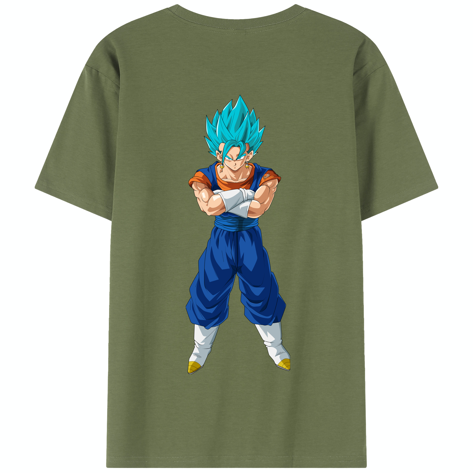 （画像用） ドラゴンボール ベジット DRAGON BALL Vegetto 綿100％半袖Tシャツ（背面プリント）